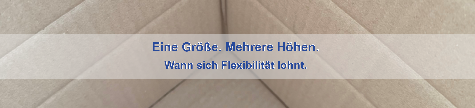 Abbildung zeigt Höhenriller in Nahaufnahme, darüber Text mit Aufschrift "Eine Größe. Mehrere Höhen. Wann sich Flexibilität lohnt."